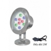 Đèn pha led dưới nước HB 9W - Đổi 3 màu